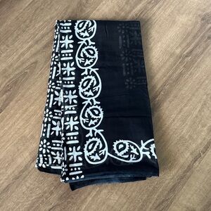 Black and white dupatta /shawl
